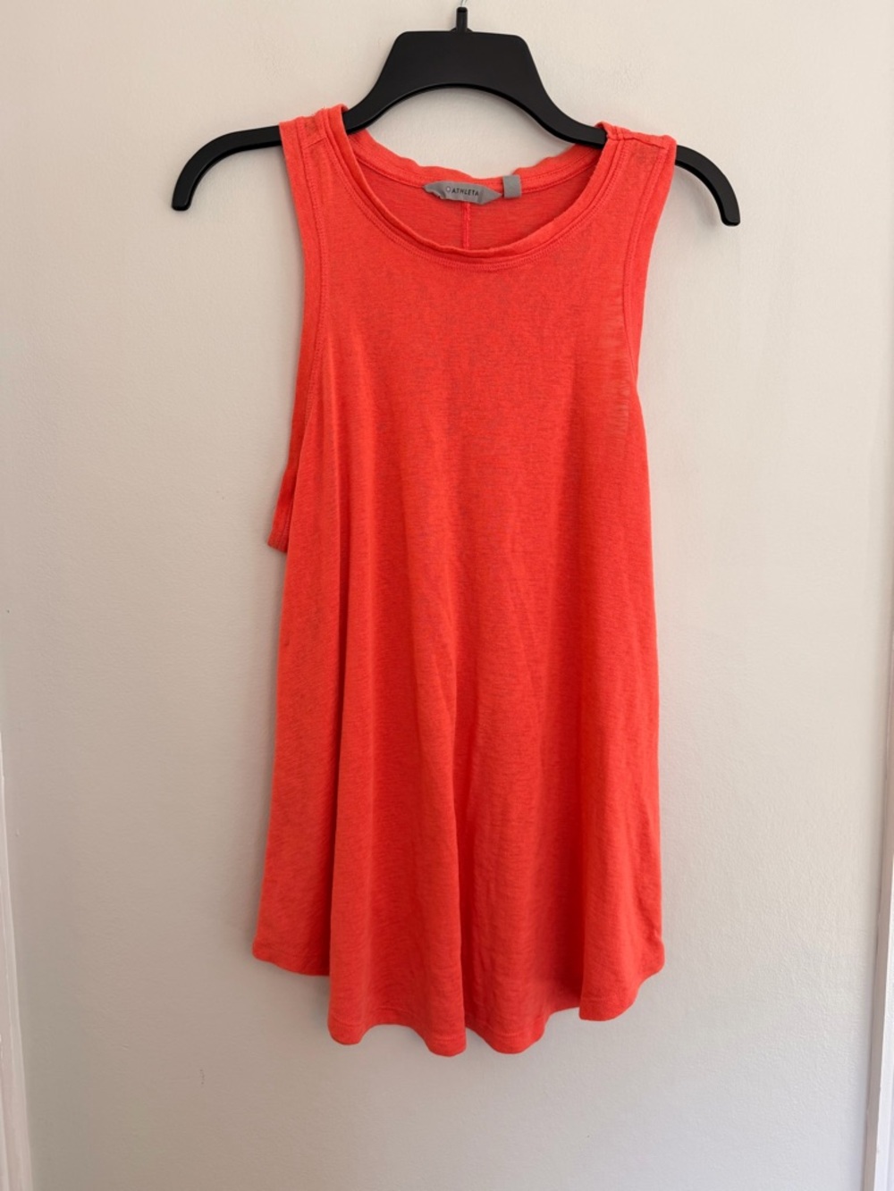 Athleta Orange Tank Top Dress Size L Sleeveless